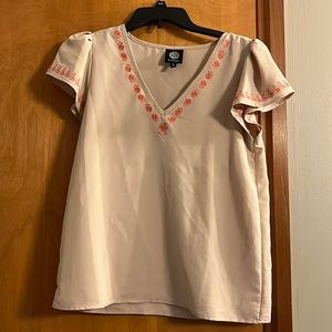 Flutter sleeve blouse by bobeau